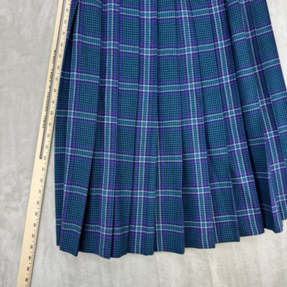 Pendleton & Geiger Womens Wool Plaid Skirt Lot Size 6 Vintage USA /Austria 24x32 - Picture 4 of 16